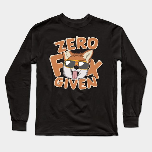 Zero Fox Given Long Sleeve T-Shirt by mavric88